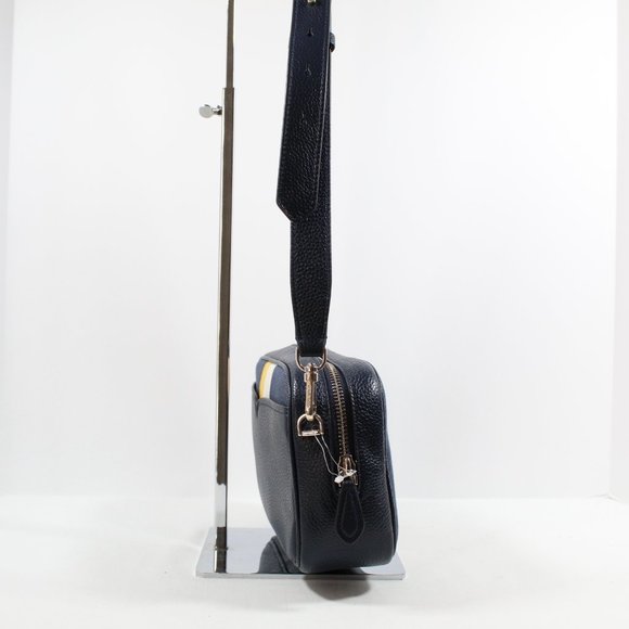 Kate Spade Astrid Stripe Medium Crossbody - Blue/Yellow - Picture 4 of 10